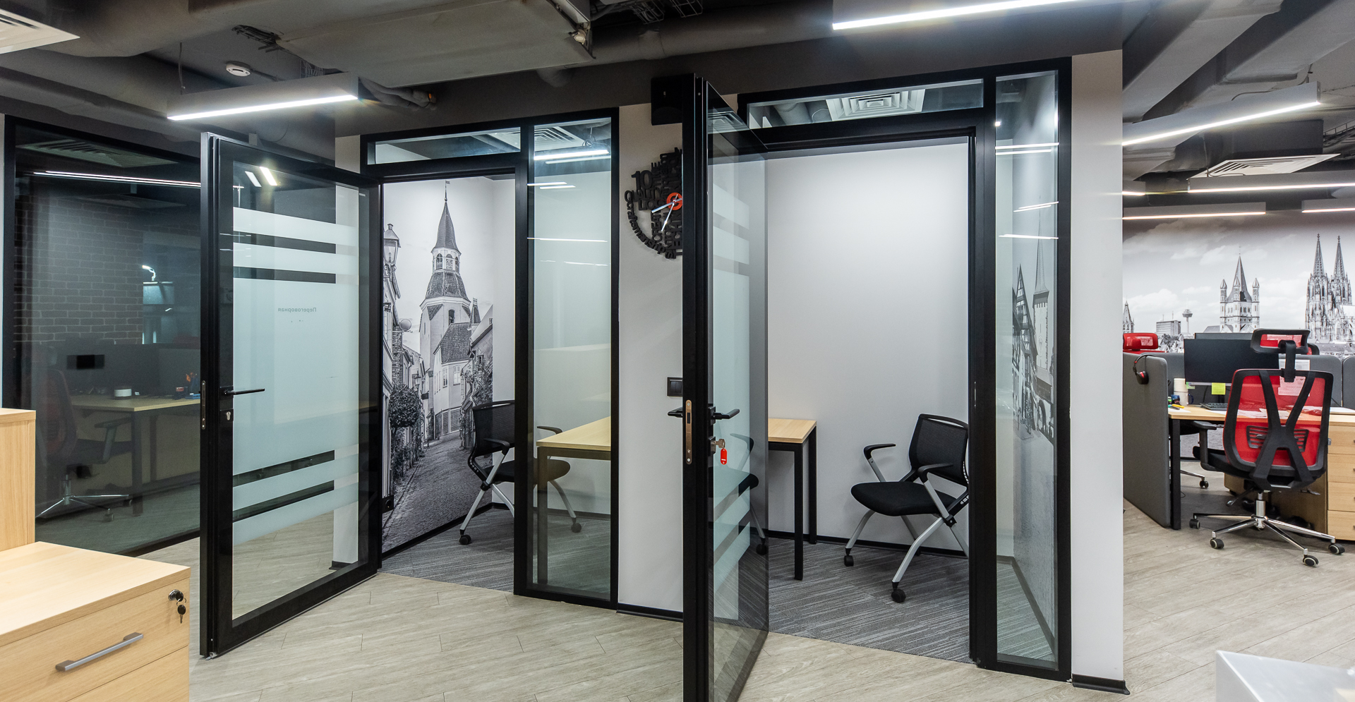 Фото проекта: Проект Nayada по установке офисных перегородок и дверей в Технониколь. Изображение № 19